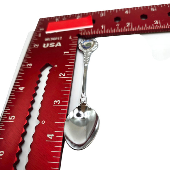 San Francisco Cable Car Souvenir Collector Spoon Silver Tone Enamel Gift Boxed - Picture 2 of 5